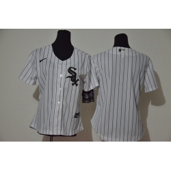 Women White Sox Blank White Women Cool Base Jersey