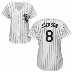 Womens Majestic Chicago White Sox 8 Bo Jackson Replica White Home Cool Base MLB Jersey