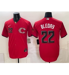 Men Cincinnati Reds 22 JJ Bleday Red 2026 City Connect Stadium Stitched Baseball Jersey Men Cincinnati Reds 22 JJ Bleday Red 2026 City Connect Stadium Stitched Baseball Jersey