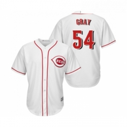 Youth Cincinnati Reds 54 Sonny Gray Replica White Home Cool Base Baseball Jersey 