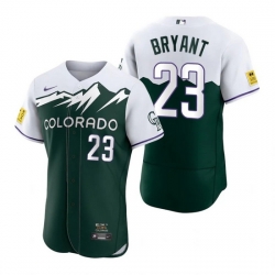 Men Nike Nike Colorado Rockies #23 Kris Bryant City Connect Stitched Flex Base Baseball Jersey