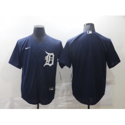 Men Detroit Tigers Nike Blue Blank Jersey