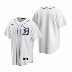 Mens Nike Detroit Tigers Blank White Home Baseball Jersey