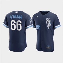 Men Kansas City Royals 66 Ryan O 27Hearn 2022 Navy City Connect Flex Base Stitched MLB jersey