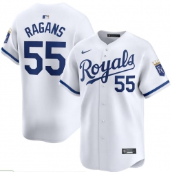 Men's Kansas City Royals Cole Ragans Nike White Home Limited Player Jersey