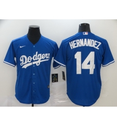 Dodgers 14 Enrique Hernandez Royal 2020 Nike Cool Base Jersey