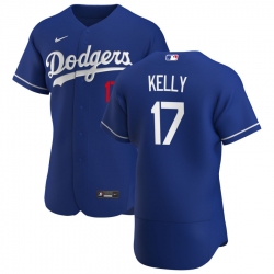 Men Los Angeles Dodgers 17 Joe Kelly Men Nike Royal Alternate 2020 Flex Base Player MLB Jersey