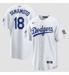 Men Los Angeles Dodgers 18 Yoshinobu Yamamoto White 2026 All Star Game USA 250 Patch Stitched Baseball Jersey Men Los Angeles Dodgers 18 Yoshinobu Yamamoto White 2026 All Star Game USA 250 Patch Stitched Baseball Jersey