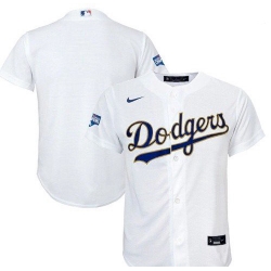 Men Los Angeles Dodgers Blank Gold Trim Openning Day Game Champions Jersey