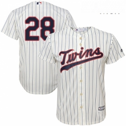 Mens Majestic Minnesota Twins 28 Bert Blyleven Replica Cream Alternate Cool Base MLB Jersey