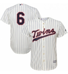 Youth Majestic Minnesota Twins 6 Tony Oliva Authentic Cream Alternate Cool Base MLB Jersey