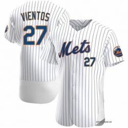 Men New York Mets Mark Vientos #27 White Flexbase Stitched MLB Jersey