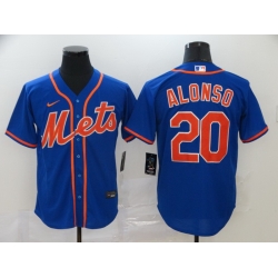 Mets 20 Pete Alonso Royal 2020 Nike Flexbase Jersey