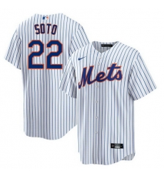 Youth New York Mets Juan Soto #22 White Cool Base Stitched MLB Jersey