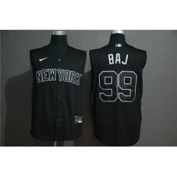 Yankees 99 Aaron Judge Black Nike Cool Base Sleeveless Jersey