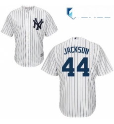 Youth Majestic New York Yankees 44 Reggie Jackson Authentic White Home MLB Jersey