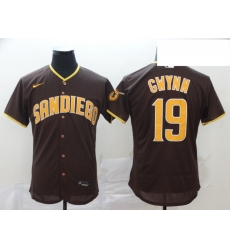 Padres 19 Tony Gwynn Brown Nike 2020 Flexbase Jersey