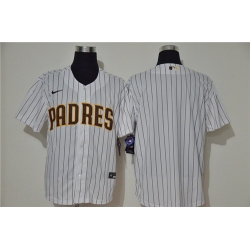 Padres Blank White Nike 2020 Cool Base Jersey