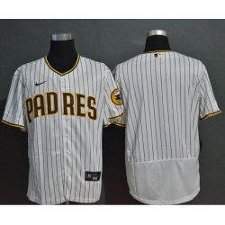 Padres Blank White Nike 2020 Flexbase Jerseys