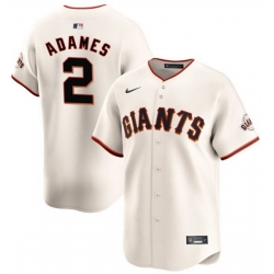 Men San Francisco Giants 2 Willy Adames Cream 2024 Home Limited Stitched Baseball Jersey