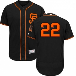 Mens Majestic San Francisco Giants 22 Andrew McCutchen Black Alternate Flex Base Authentic Collection MLB Jersey