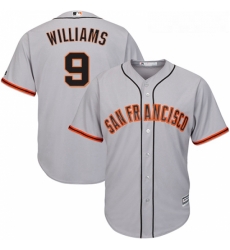 Youth Majestic San Francisco Giants 9 Matt Williams Authentic Grey Road Cool Base MLB Jersey