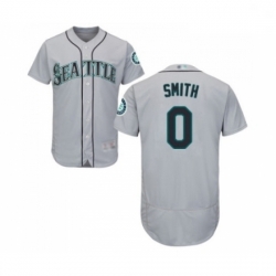 Mens Seattle Mariners 0 Mallex Smith Grey Road Flex Base Authentic Collection Baseball Jersey