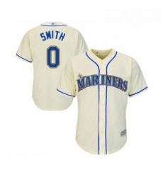 Youth Seattle Mariners 0 Mallex Smith Replica Cream Alternate Cool Base Baseball Jersey 