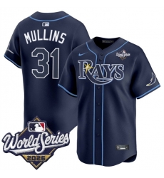 Men Tampa Bay Rays 31 Cedric Mullins Navy 2026 World Series Limited Stitched Baseball Jersey Men Tampa Bay Rays 31 Cedric Mullins Navy 2026 World Series Limited Stitched Baseball Jersey