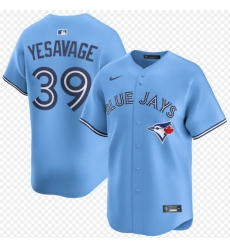 Men Toronto Blue Jays 39 Trey Yesavage Light Blue Cool Base Stitched Baseball Jersey
