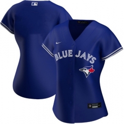 Women Toronto Blue Jays Blank Blue Stitched Baseball Jersey