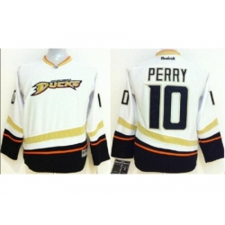 Anaheim Ducks 10 Corey Perry White NHL Hockey Jerseys