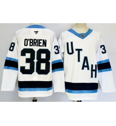 Men Utah Hockey Club 38 Liam O 27Brien White 2024 25 Stitched Jersey