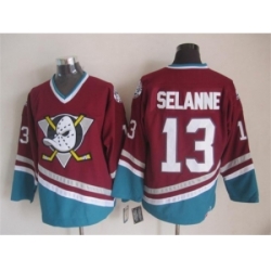 NHL Anaheim Ducks #13 Selanne red jerseys restore ancient ways