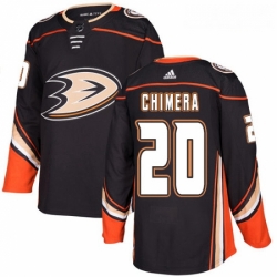 Youth Adidas Anaheim Ducks 20 Jason Chimera Authentic Black Home NHL Jersey 