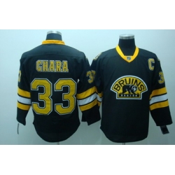 Boston Bruins 33 Chara Winter Black 3rd Jerseys