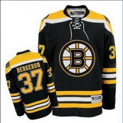 Boston Bruins #37 Patrice Bergeron Black