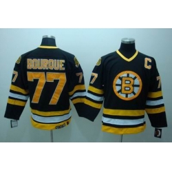 Boston Bruins #77 BOURQUE black CCM jerseys