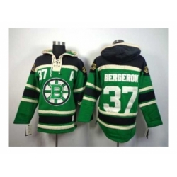 NHL Jerseys Boston Bruins #37 Bergeron green[pullover hooded sweatshirt] [patch A]