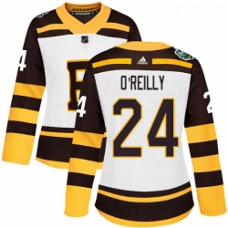 Womens Adidas Boston Bruins 24 Terry OReilly Authentic White 2019 Winter Classic NHL Jerse