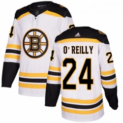 Youth Adidas Boston Bruins 24 Terry OReilly Authentic White Away NHL Jersey 