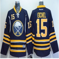 Buffalo Sabres #15 Jack Eichel Navy Blue Stitched NHL Jersey