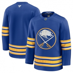 Men Buffalo Sabres Blank Blue 2024 25 Home Stitched Hockey Jersey