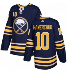 Youth Adidas Buffalo Sabres 10 Dale Hawerchuk Premier Navy Blue Home NHL Jersey 