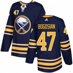 Youth Adidas Buffalo Sabres 47 Zach Bogosian Premier Navy Blue Home NHL Jersey 