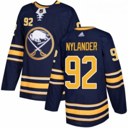 Youth Adidas Buffalo Sabres 92 Alexander Nylander Premier Navy Blue Home NHL Jersey 