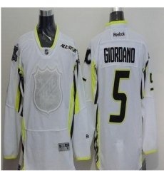 Calgary Flames #5 Mark Giordano White 2015 All Star Stitched NHL Jersey