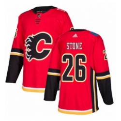 Youth Adidas Calgary Flames 26 Michael Stone Authentic Red Home NHL Jersey 