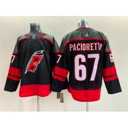 Men Carolina Hurricanes 67 Max Pacioretty Black Stitched Jersey