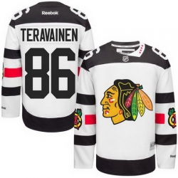 Blackhawks #86 Teuvo Teravainen White 2016 Stadium Series Stitched NHL Jersey